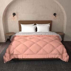 Comforter Queen 200 GSM Microfiber Filling/Lightweight Super Soft Reversible